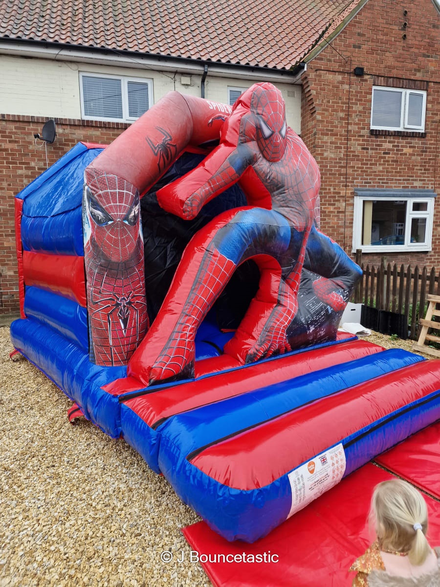 Spiderman Superhero Bouncy Castle Hire Beverley