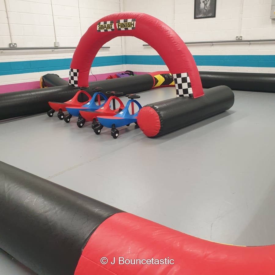 Didi Car Race Track Best Hire service in Beverley J Bouncetastic