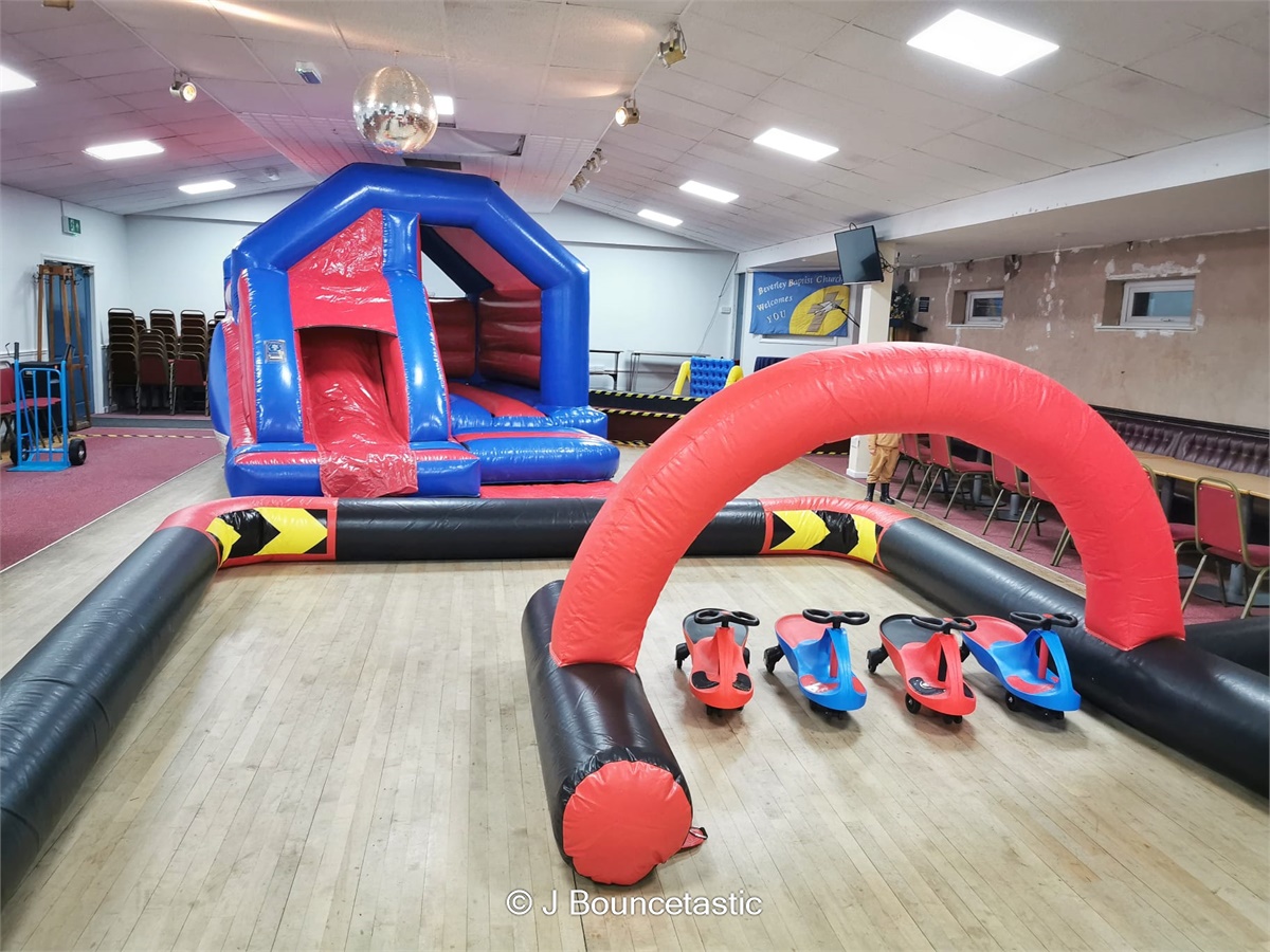 Didi Car Race Track Best Hire service in Beverley J Bouncetastic