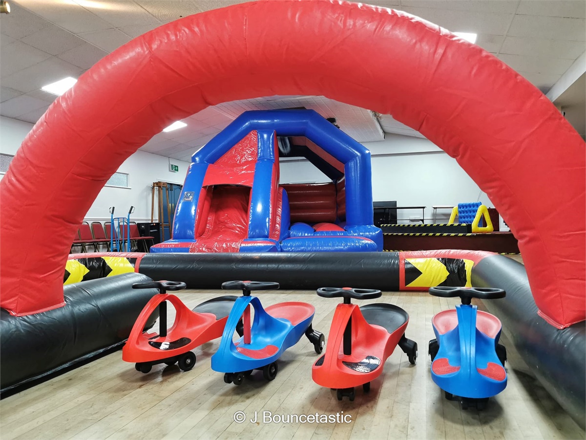 Didi Car Race Track Best Hire service in Beverley J Bouncetastic