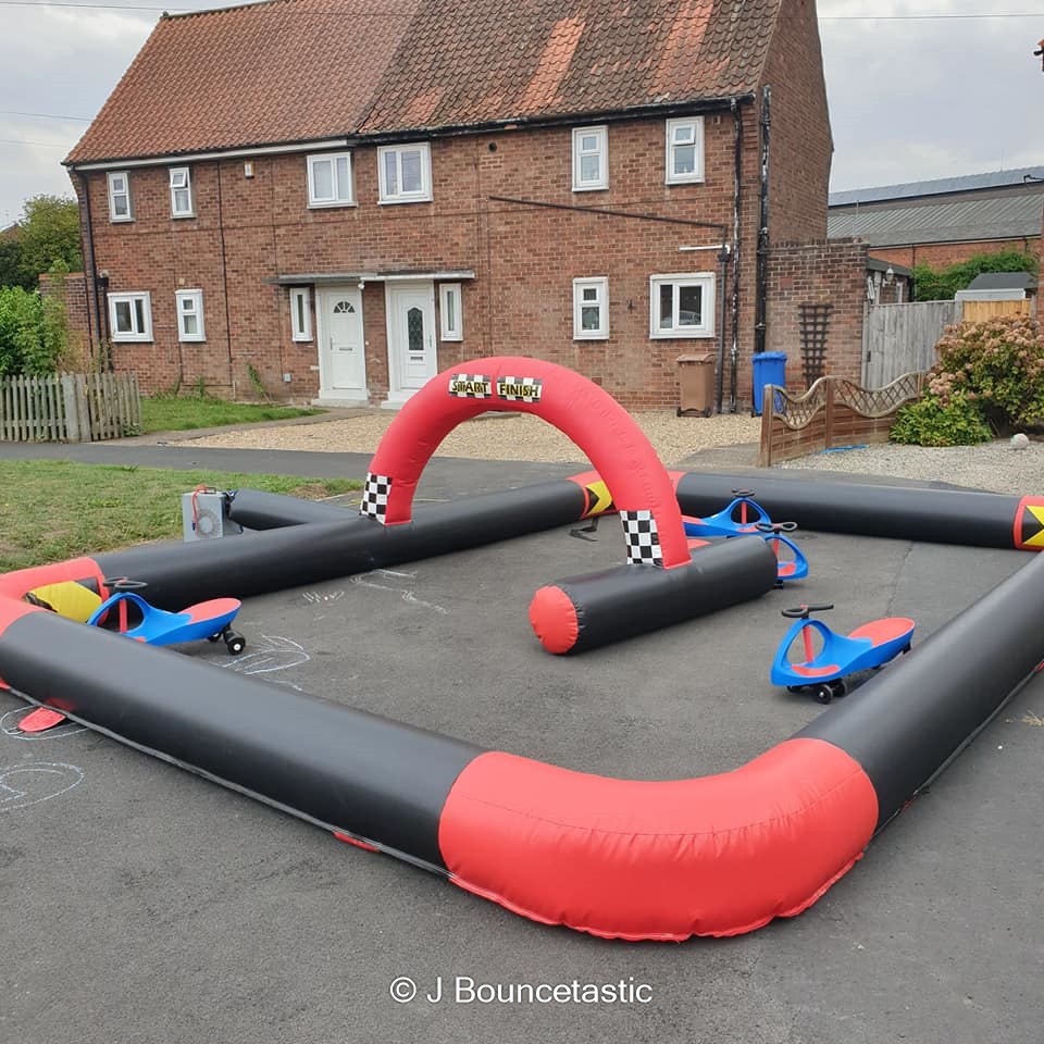 Didi Car Race Track Best Hire service in Beverley J Bouncetastic